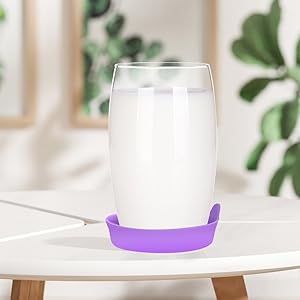 4-Pack Silicone Universal Coasters for Car Cup Holders, Deep Cup Shape, Water-Resistant, High-Temperature-Resistant, Non-Slip, Easy-to-Clean, Scratch-Proof, Unique Finger Slot Design for Cars, SUVs, Boats