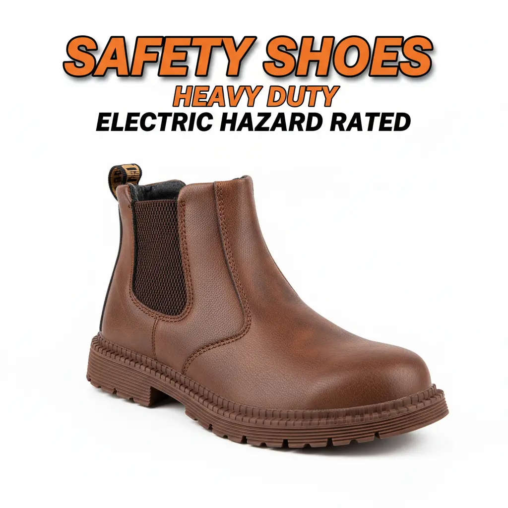 Heavy Duty Steel-Toe Safety Clogs for Women & Men, Synthetic Slip-on Round Toe Work Shoes, Waterproof, Anti-Slip & Puncture-Resistant, Footwear, Worker, No