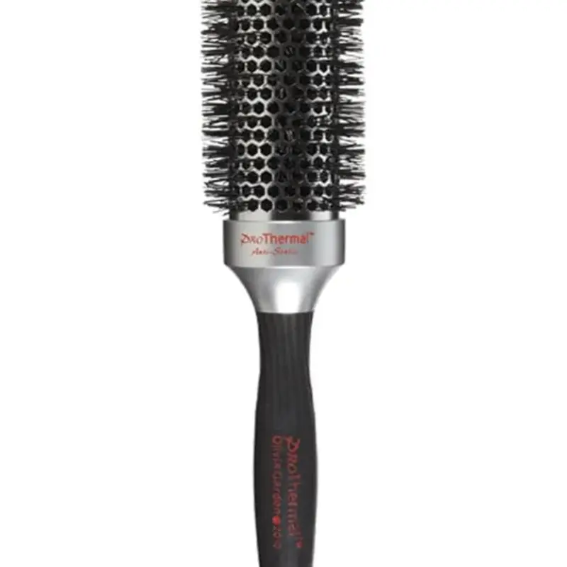 Olivia Garden Pro Thermal Brush, 1.75in Haircare Tool for All Hair Types, Durable Plastic Construction, Fine-Tooth Combs for Sleek Hairstyle