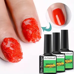 Gel Nail Polish Remover, 3pcs Fast Soak Off Nail Polish Remover, Nail Art Remover, Manicure Pedicure Remover, Nail Art & Nail Polish Remover for Home Use