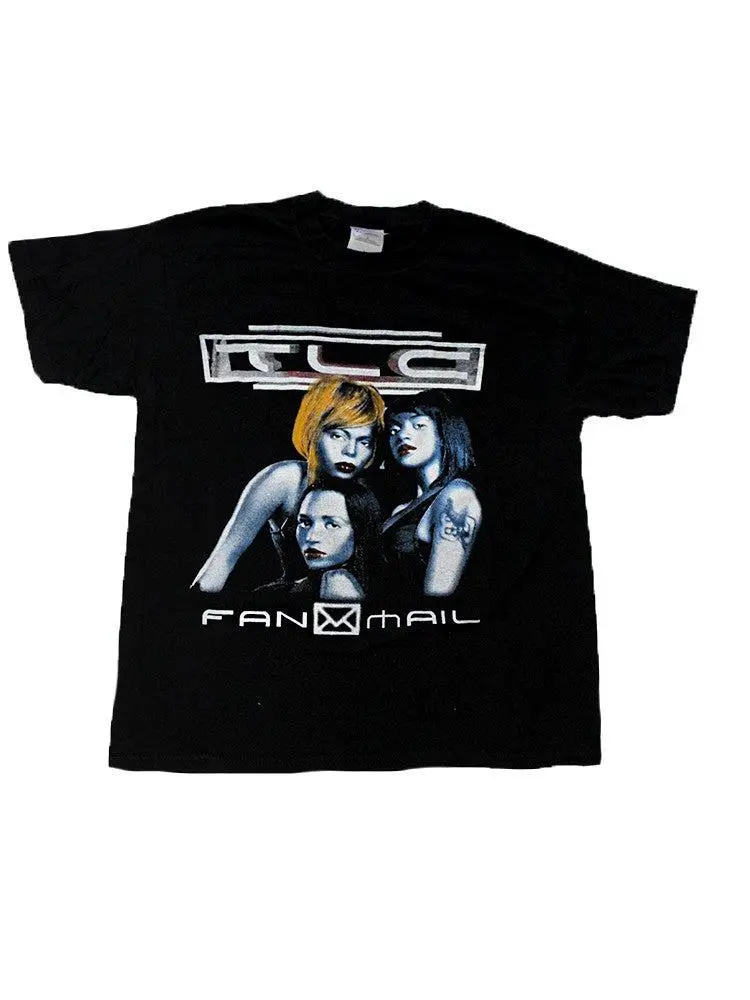 Vintage TLC - Fan Mail - World Tour T-shirt, Retro 90s R&B Music Graphic Tee, Unisex Heavy Cotton Shirt
