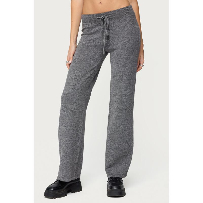 Ayah Straight Leg Knit Pants