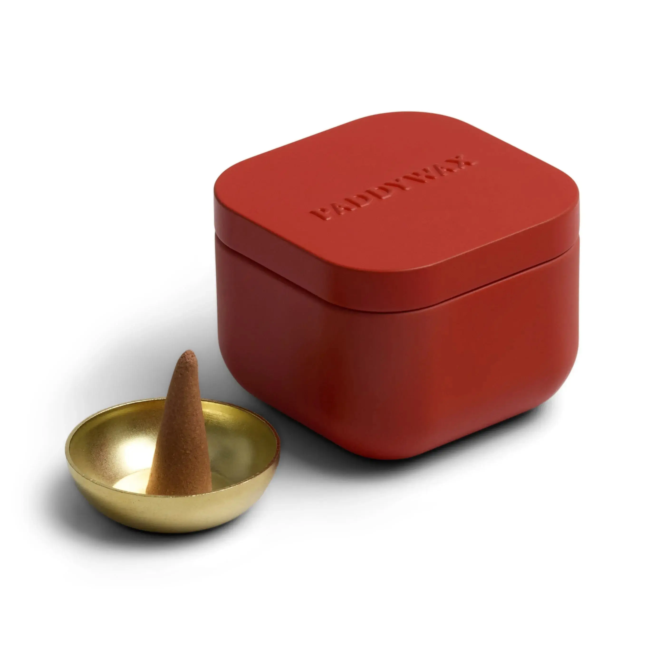 Colorful Saffron Rose Scented Metal Incense Tin - Fragrance Storage Container with Berry Notes for Home Fragrance Supplies