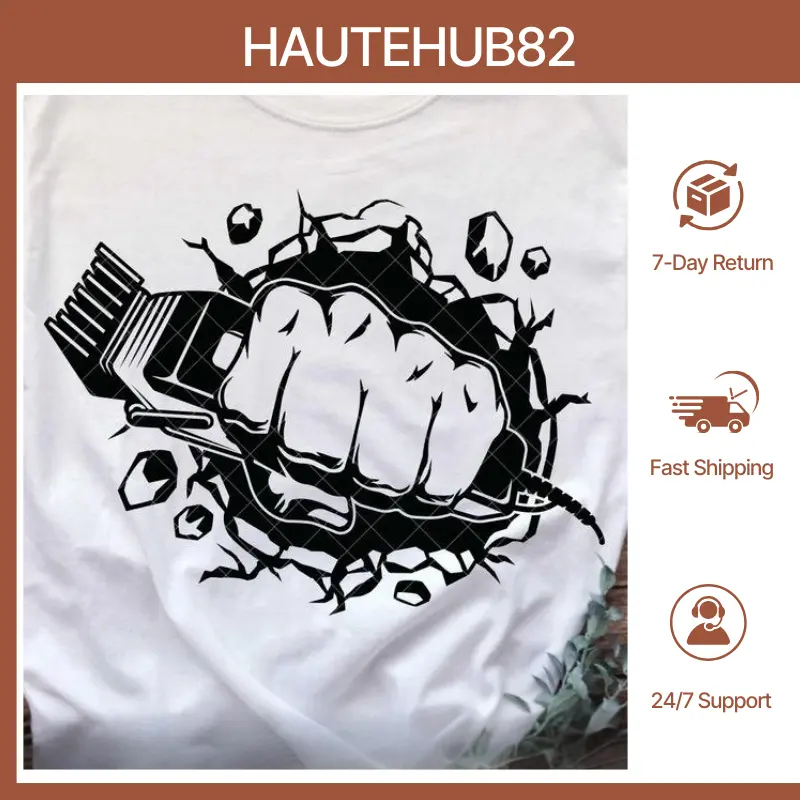 Smash Punch Clippers Shirt, Barber Shop, Hair Stylist, Hair Hustler, Hairstylist, Hair Salon Shirt