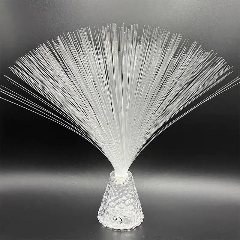 2Pcs 14 inch Fiber Optic Mood Novelty Lamps Lighting Lite with Color-Changing Crystals Base (2)