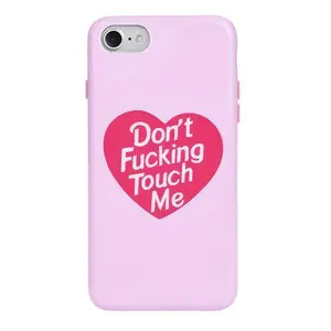 Velvet Caviar Don’t F Touch Me Phone Case, Bold Shockproof Protective Cover, Compatible with iPhone 11-17 Pro Max/Plus and Samsung Galaxy S23-25