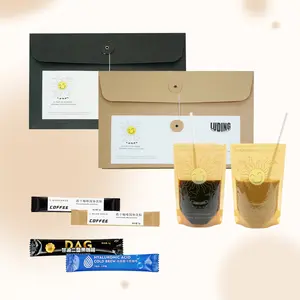 LUDING Cold Brew Coffee Powder in Hyaluronic Acid & Cinnamon Flavor, suitable for brewing hot or cold. Individually packaged, one pouch is enough for a week. Low fat, zero calories. Coffee bean extract. New Year's Gift.