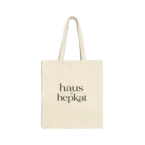 Tote Bag — haus of hepkat Minimalist Canvas Tote