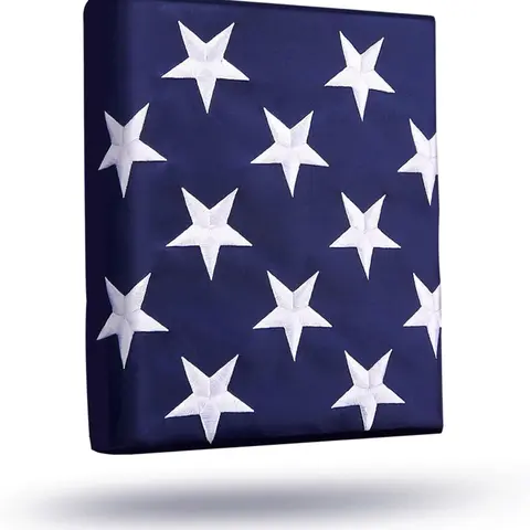 3x5 FT Heavy Duty American Flag for Outside Deluxe Spun Polyster US Flags, Waterproof UV Resistant USA Flag, Embroidered Stars National Flag,Tear-Proof America Flag High Wind,United States Flag 4-Row Stitching and Reinforced Seams,Stars and Stripes