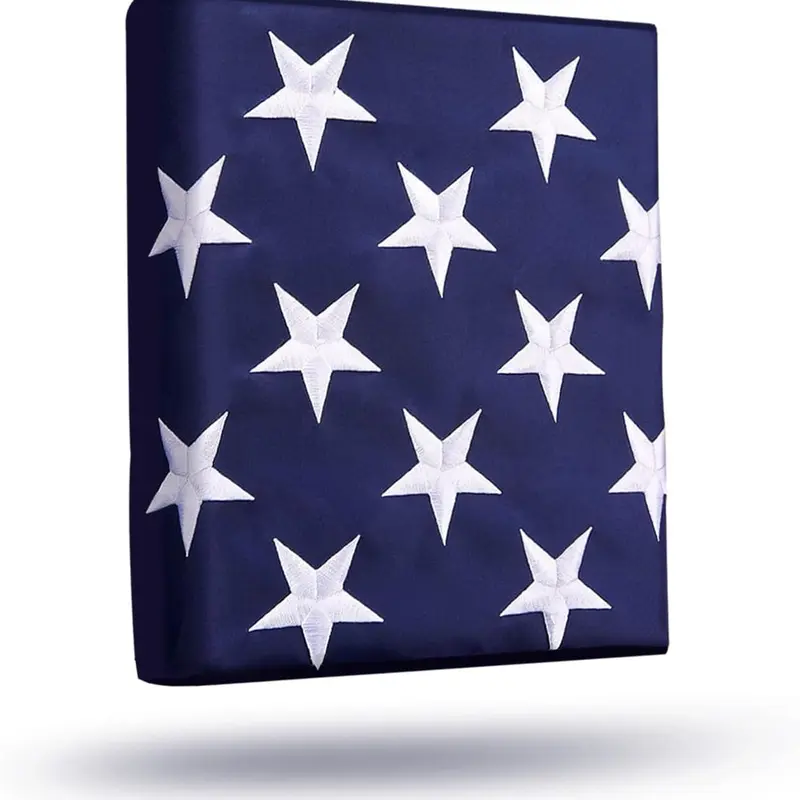 3x5 FT Heavy Duty American Flag for Outside Deluxe Spun Polyster US Flags, Waterproof UV Resistant USA Flag, Embroidered Stars National Flag,Tear-Proof America Flag High Wind,United States Flag 4-Row Stitching and Reinforced Seams,Stars and Stripes