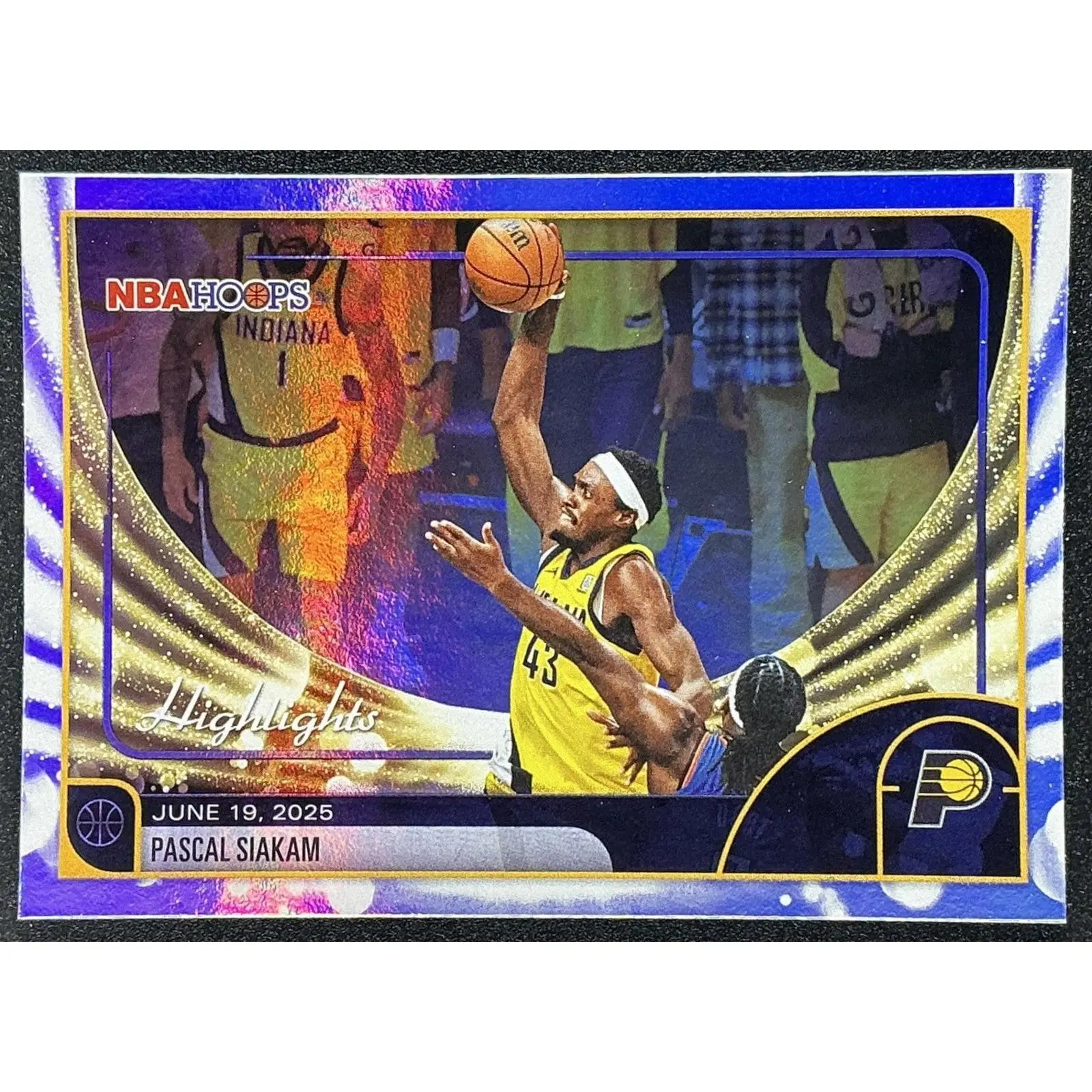 PASCAL SIAKAM 2025-26 TOPPS HOOPS #265 SEASON HIGHLIGHT PACERS