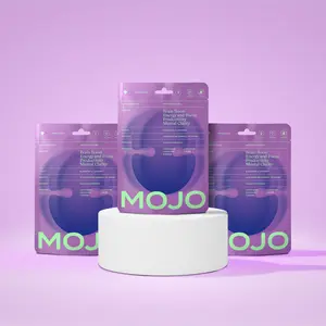 MOJO Brain Boost Energy & Focus Gummy - Blueberry Lavender- Vegan 60 Count (Pack of 3) Snack Naturals