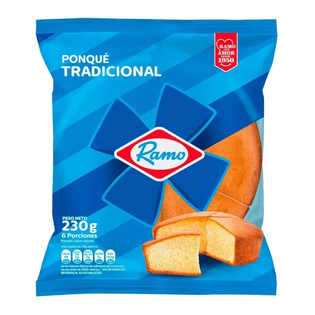 Ramo Ponque Tradicional Snack Cake 230 g - Dessert