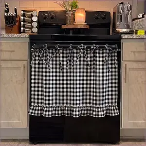 Handmade Kitchen Apron, Heat-Resistant, Easy Installation, Rustic Style, Covers Oven, Dishwasher, Washer, Farmhouse Decor, Kitchen Accessories