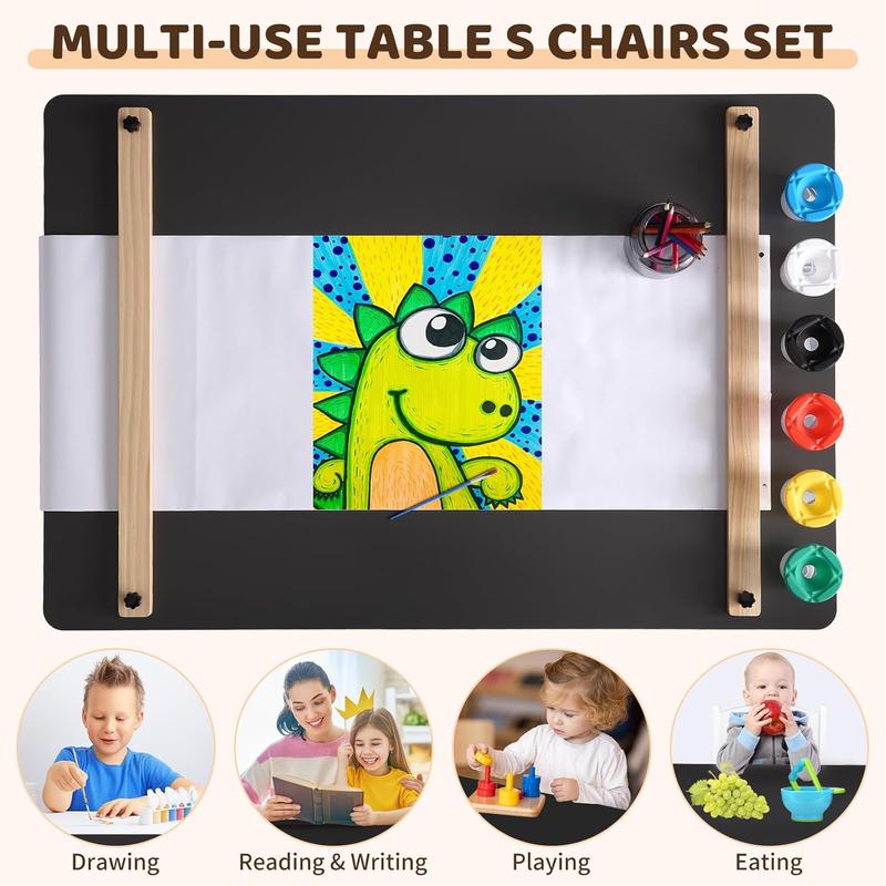 Kids Art Table and 2 Chairs,School Toddler Craft and Play Wood Activity Table with Storage Bins, Drawing Desk, Kids Activity Table and Study Table, Activity & Crafts for Children Wooden Furniture Kids Art Table and 2 Chairs,School Toddler Craft and Play Wood Activity Table with Storage Bins, Drawing Desk, Kids Activity Table and Study Table, Activity & Crafts for Children Wooden Furniture
