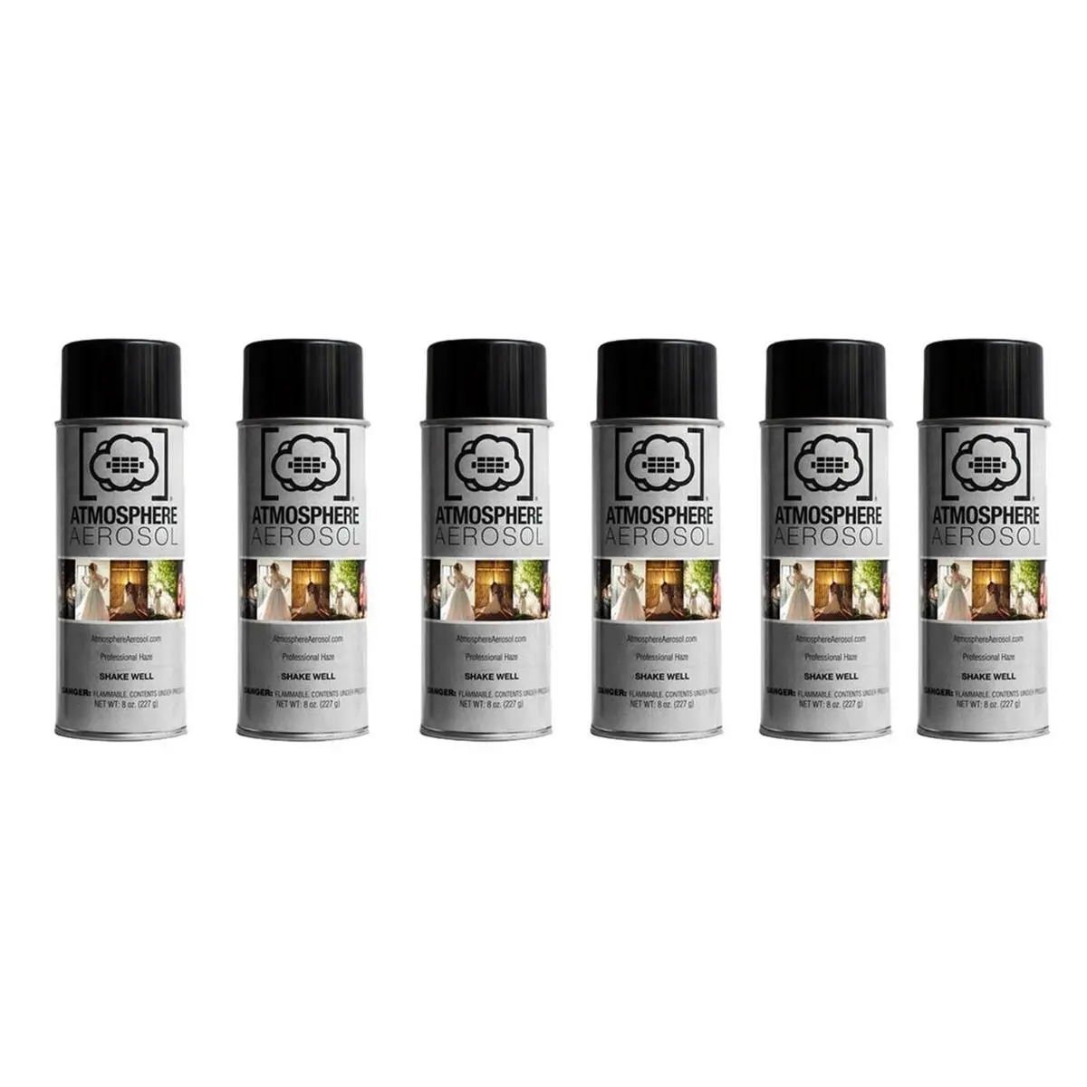 Atmosphere Aerosol Durable Camera Haze/Fog Spray, 6-Pack 8oz Camera Accessories for Photographers and Filmmakers