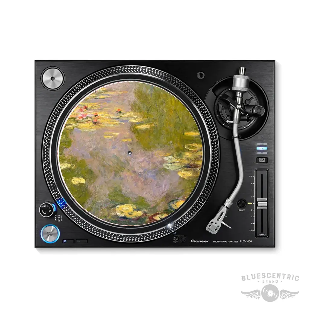 Monet Water Lilies Art Series Turntable Slipmat - for Vinyl Records