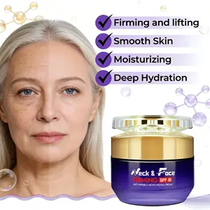 Neck and Face Cream, Hydrating Moisturizer with Retinol, Collagen, Niacinamide, Vitamin C, Spf30, 50g, Daily Care