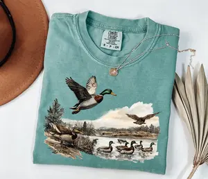 Comfort Colors Retro Mallard Ducks Shirt, Ducks Fall Shirt, 90s Waterfowl Duck , Retro Duck Shirt, Duck Hunting Shirt , Gift for Him for Her