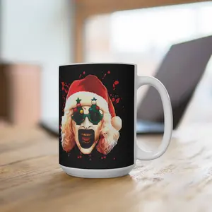 Terrifier Art The Clown Bloody Santa Mug 15oz