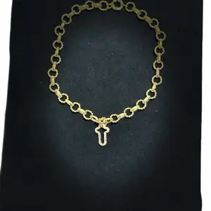 Elegant Gold Chain Necklace for Women with Key Pendant