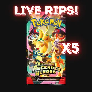 Live - English Ascended Heroes Booster Pack X5