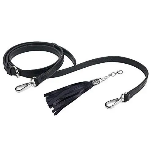 5# Black silver Buckles With Tassel