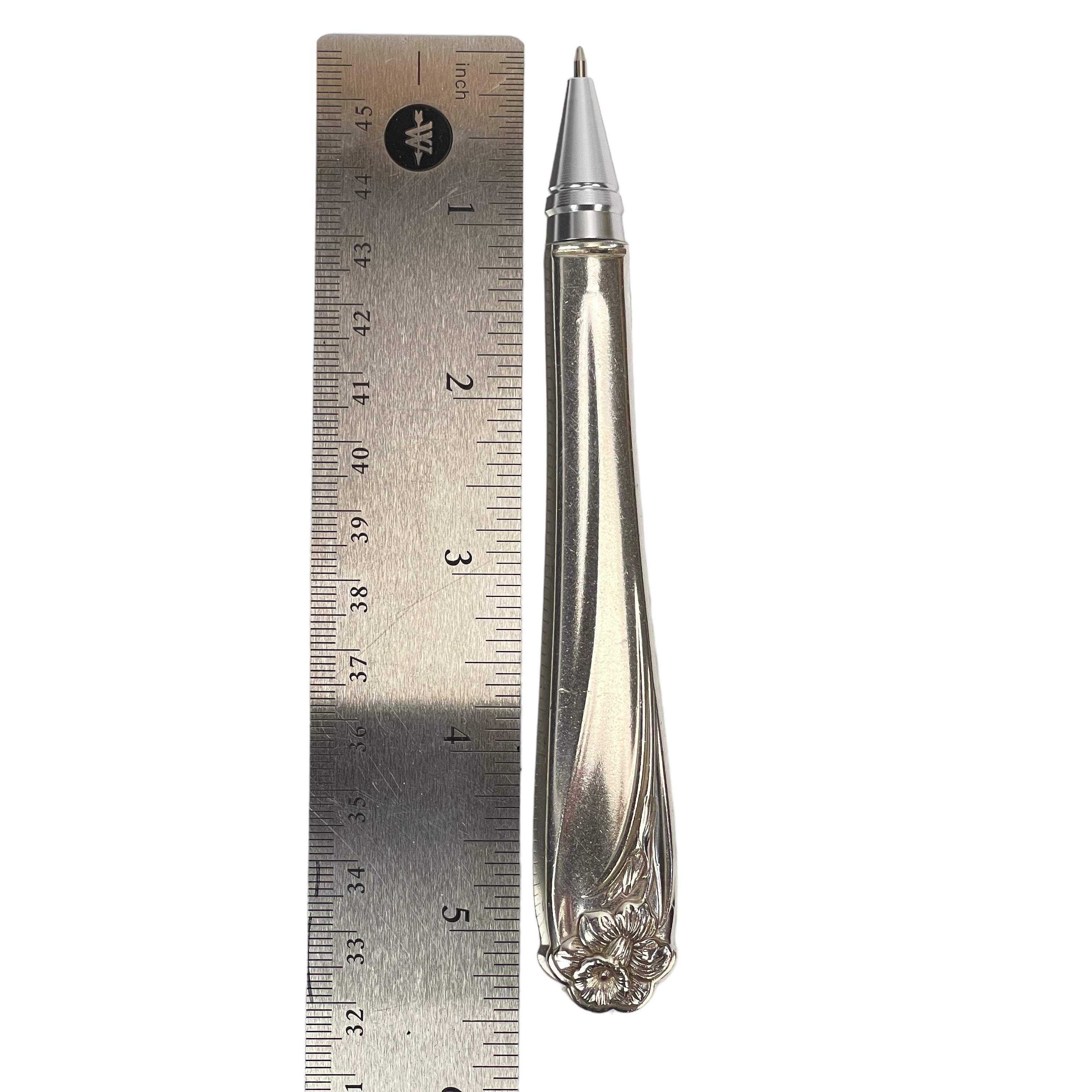 Vintage Daffodil silverplate pen
