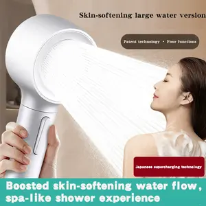 Vphom Filtered Shower Head with Handheld,High Pressure Water Flow Two Modes,Anti-limescale Anti-clogging Backwash,Delicate Water Discharge Shower Head