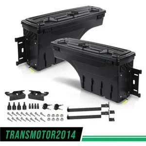 Truck Bed Storage Tool Box Fit For 2019-21 Dodge Ram 1500 Swing Case Left&Right Upgraded Version