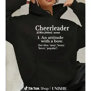 Girls’ Cheerleader Hoodie Featuring Cheer Definition – Long Sleeve & Cozy
