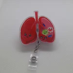 Respiratory Lung Shaker Badge Reel