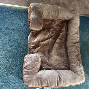 【Deal】Orthopedic Dog Bed, Memory Foam Pet Bed for Medium Dogs with Washable Removable Cover Non-Slip Base Waterproof Liner Egg Crate Foam