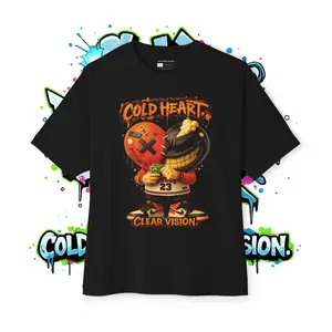 Cold Hearted Threadz CHT 6.8oz 100% Cotton Premium Custom Halftoned DTF T-shirt