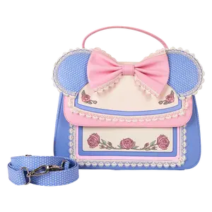 Minnie Floral and Lace Ears Crossbody Bag