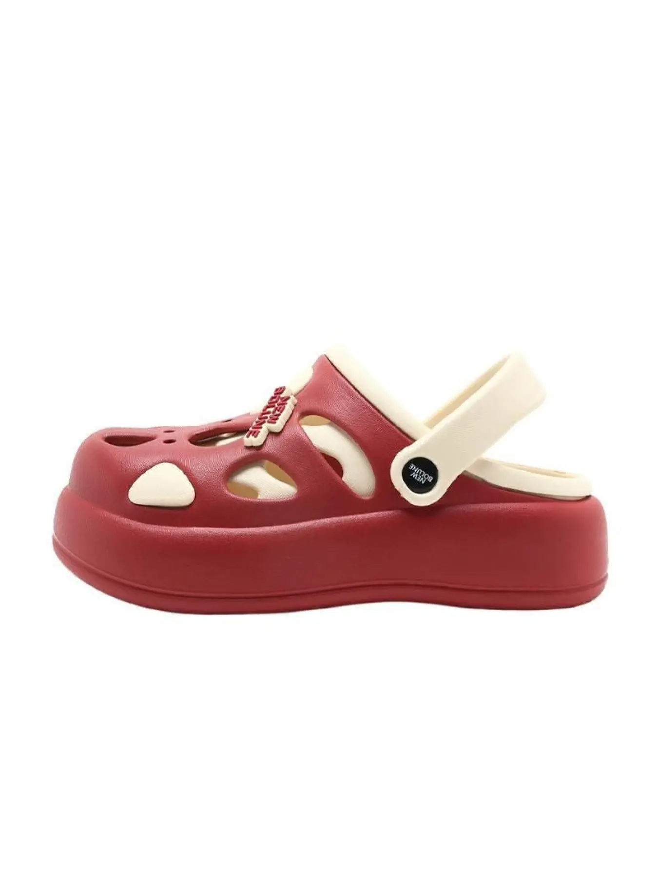 Trendy Color-Block Couple's Clogs, Lightweight, Breathable, Non-Slip, Unisex Casual Sandals