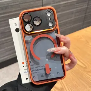 Compatible with The New Apple 17 Magnetic for iPhone 17 Pro  Transparent Phone Case, High Transparency Protective Cover for 16 PM, Ultra-Thin for IPhone 15/14, Full Coverage Drop-Resistant for iPhone 17 Pro Max, Shockproof Phone Cover