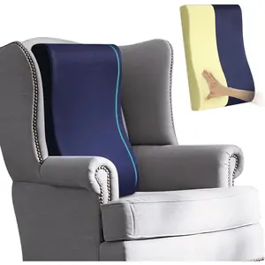 2-in-1  Pillow  Support Pillow for Recliner Couch& Glider Chair - High Resilient    Support for High- Rocking Chairs, Glider Rocker Replacement Cushions Navy M