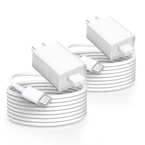 2 Pack 10FT USB C Camera Charger for  Duo Cam Pan,  Cam Pan v4 Camera Charger   Power Long USB C Extension Cord White