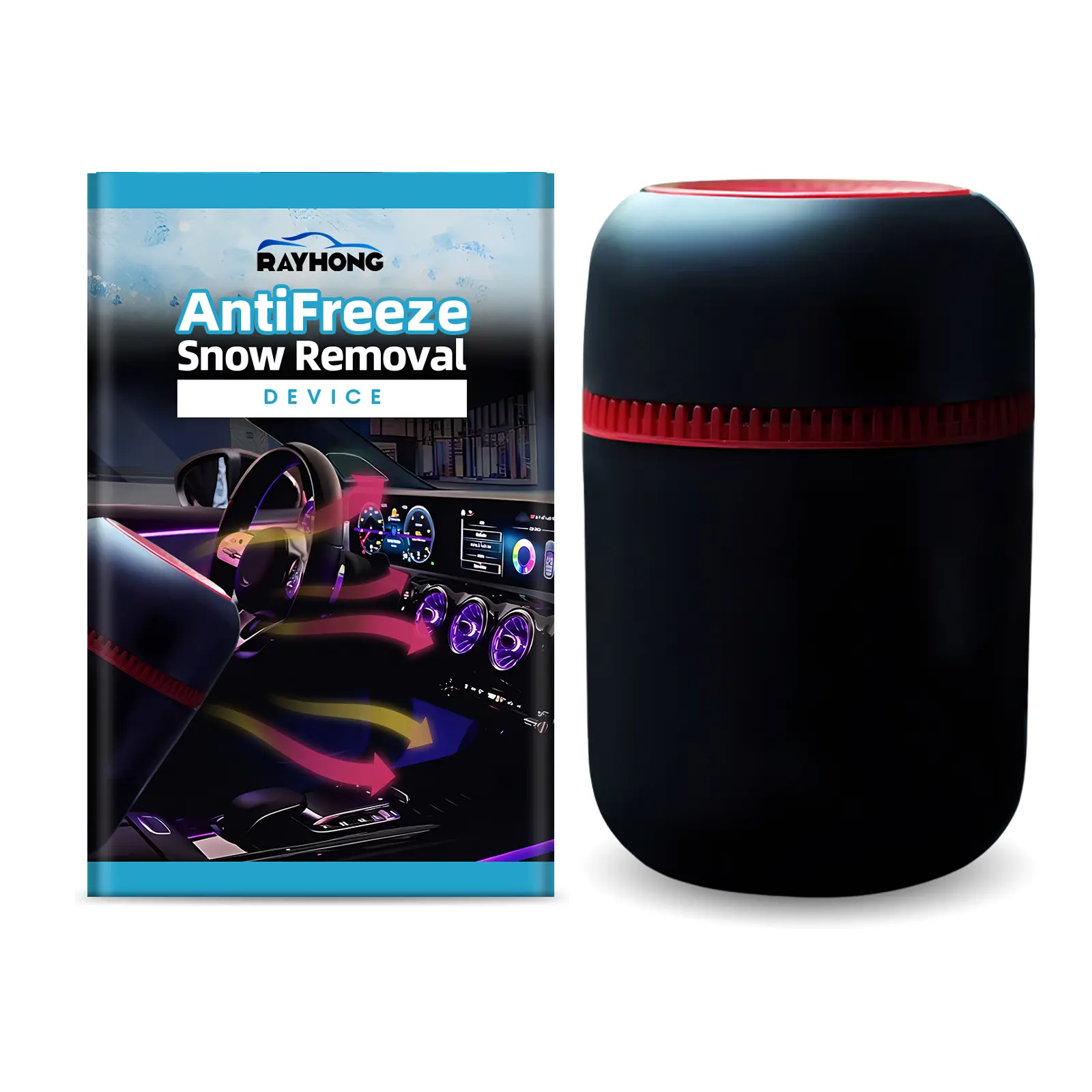 Rayhong Snow remover, car windshield defogging and de-icing quick snow melting portable heater