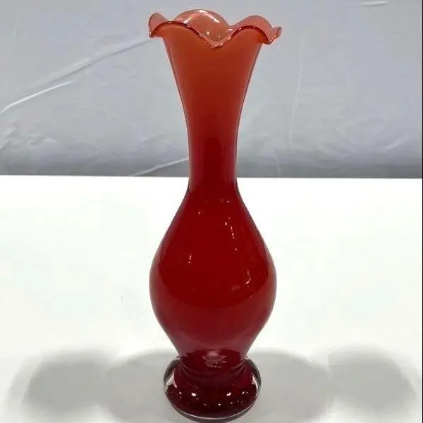 Vintage Red Bud Vase
