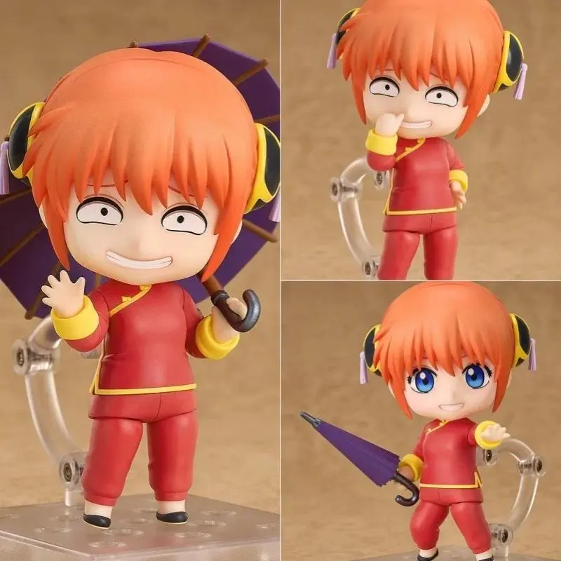In Stock Nendoroid 2462 Kagura Q-Version Movable Action Figure with Interchangeable Faces, Anime & Manga Collectible Toy, Desktop Ornament, Gift for 12+ Years Above
