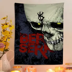 60in x 40in  home decor banner Amine BERSERK DIY Wall Tapestry for Living Room Home Dorm Decor Wall Art Decor funny hanging poster fan bedroom living room gift
