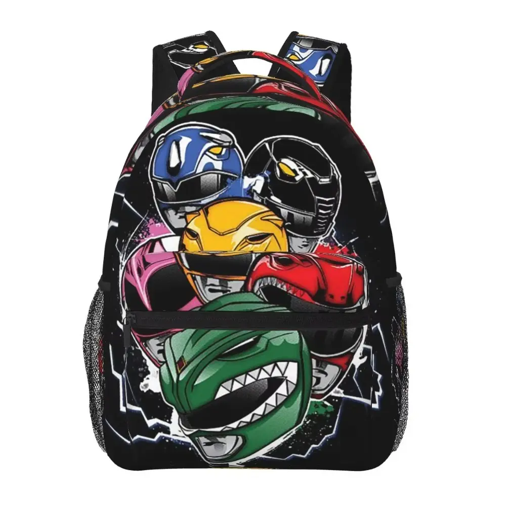 Mighty Morphin Power Ranger Backpacks Womens Mens Bookbag Children School Bags Laptop Rucksack Shoulder Bag Large Capacity 26.99