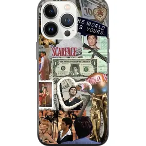 Scarface Money IPhone Cases for any iPhone models 15 pro max to 7,8 SE