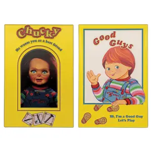 Child's Play Chucky Limited Edition Embossed Metal Ingot and Spell Card Set