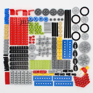 Technology small particle building block components 9686 accessories, loose bricks with holes, mechanical mixed component toys