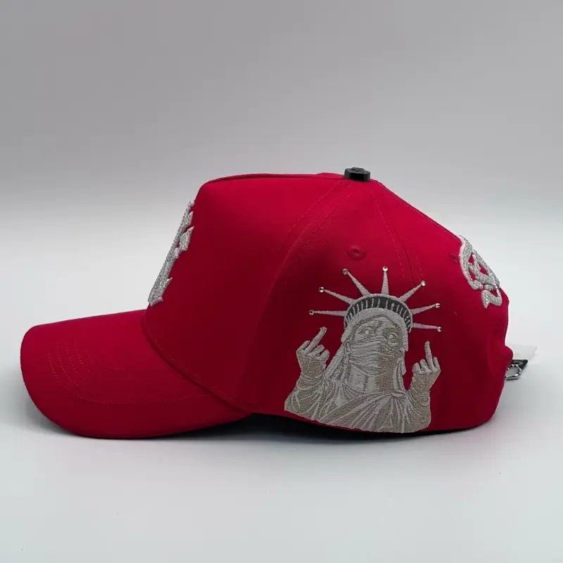Hat Premium quality New York Red Crystals Hat Premium quality New York Red Crystals