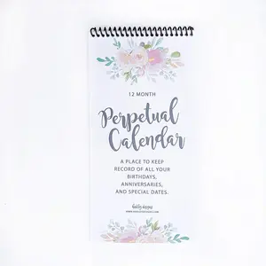 Perpetual Calendar | 12 Months | Home & Organization Planner Journal