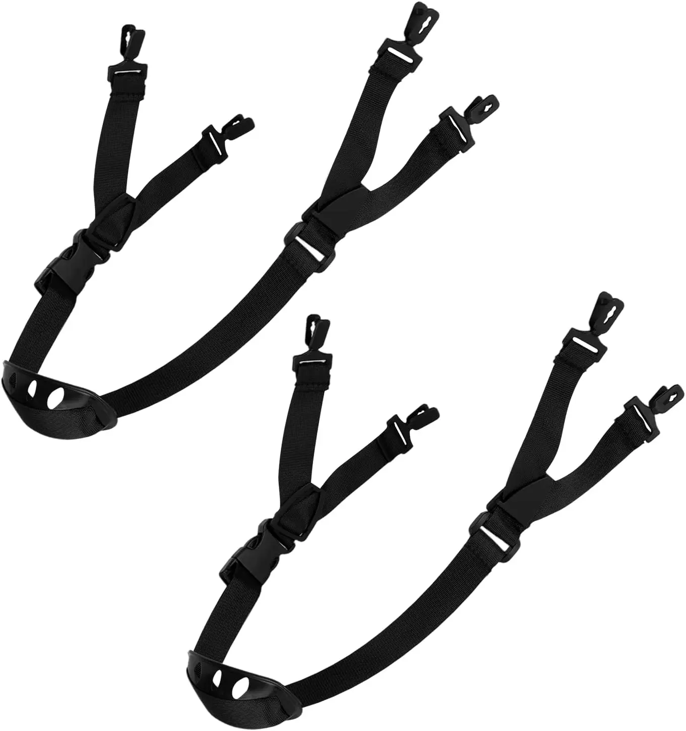 2pcs Unisex Universal Hard Hat Chin Straps, Adjustable Y-Shape Elastic Strap with Chin Cup, Construction Sporty Protective Gear Replacement for Industrial Workers & Bike Hardhats